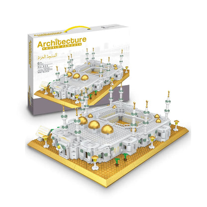 Architecture Saudi Arabia Mecca Mosque Building Blocks - 1255 pieces