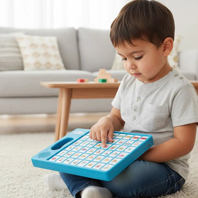 Fidtoy Planche d'apprentissage en bois des formes et des chiffres – Jouet éducatif pour les enfants de 3 ans et plus