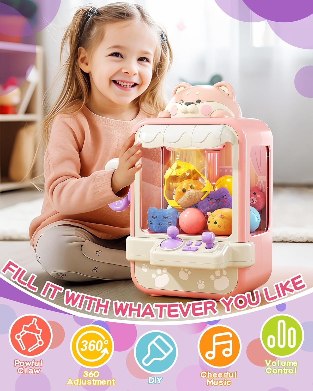 Surprise Catcher Claw Machine for Kids - 5ML