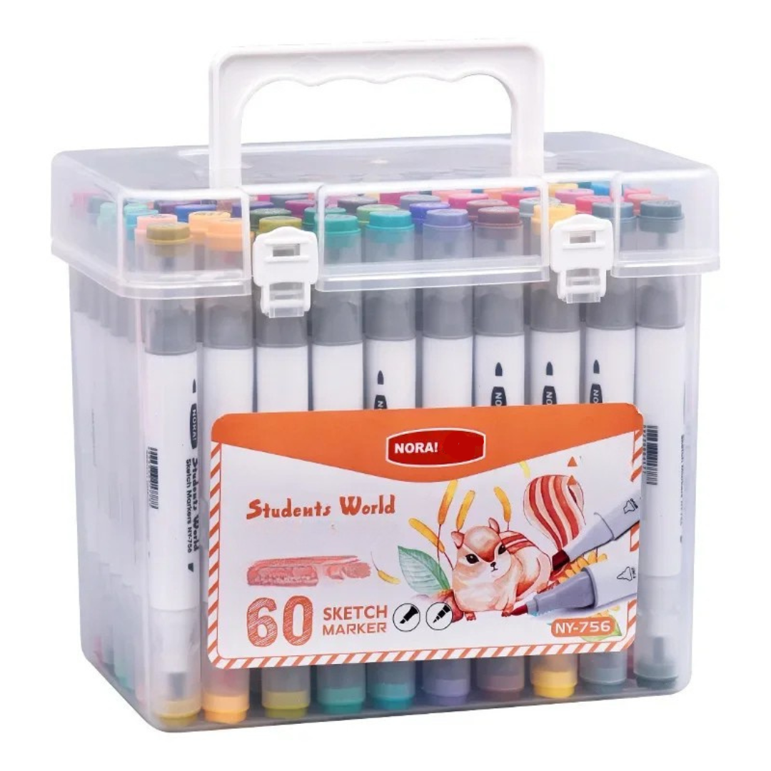 HighlightPro – Dubbel & Kleurrijk – Geurloze & Afwasbare Schoolstiften