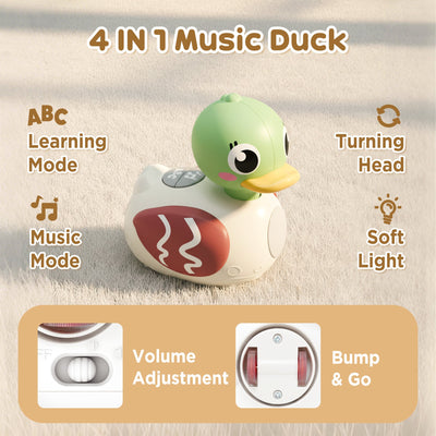 Fidtoy Baby Musical Duck Toy with Light and Sound