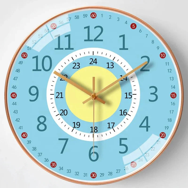 Reloj de pared decorativo para el hogar, sin tic-tac