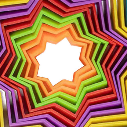 Illusion Star Fidget Toy™ - Pop-it Magie - Ster Fidget Toy