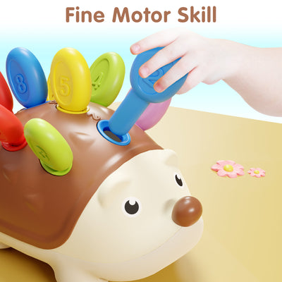 Juguete de clasificación de motricidad fina Fidtoy Hedgehog para niños pequeños