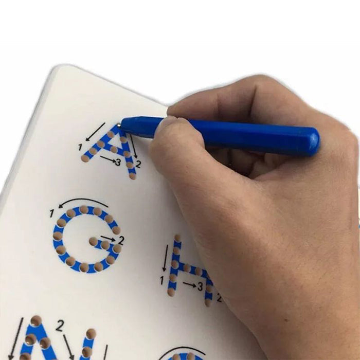 Alphabet Magnetic Bead Board - Fine Motor Toys For Children