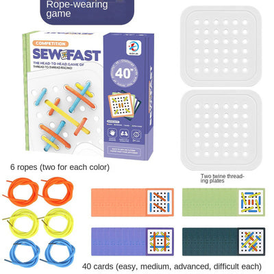 SewFast Rope-wearing Double Player 40 Pattern Cards - 050