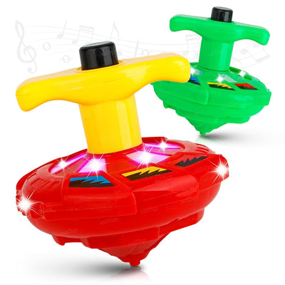 LED Light Spinning Top Up Music - 333