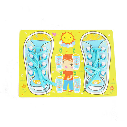 Shoe Tie Board Self care life skills-Fine motor skills toys