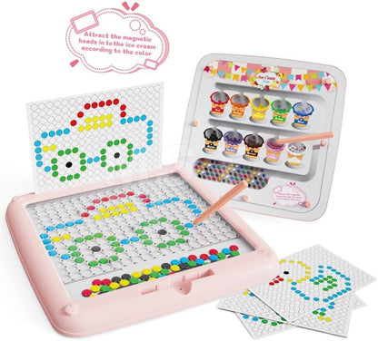 2in1 Magnetic Bead and Color Matching Drawing Board - 134