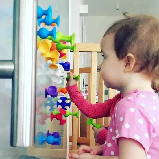 Cute Aliens Silicone and Suction Cups Sensory 39 Pieces