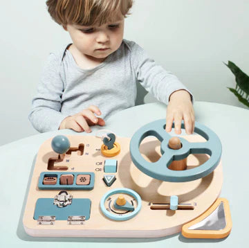 Montessori Busy Board Steering Wheel