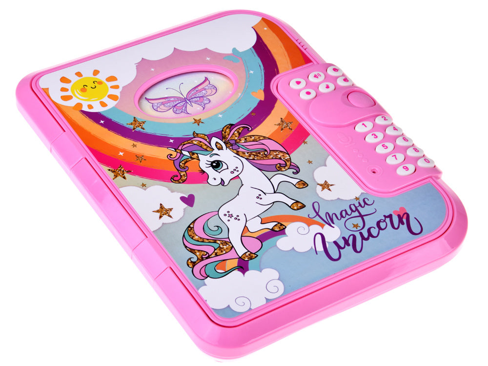 2 in 1 Interactive Coded secret Magical Unicorn Diary - 019