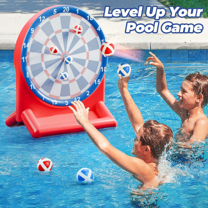 Kids Swimming Pool Toys, Inflatable Floating Dart Board Water Game