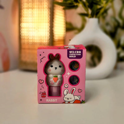 Autocollant de recharge de tampon magique créatif, moule de compression en velcro, lapin - 177