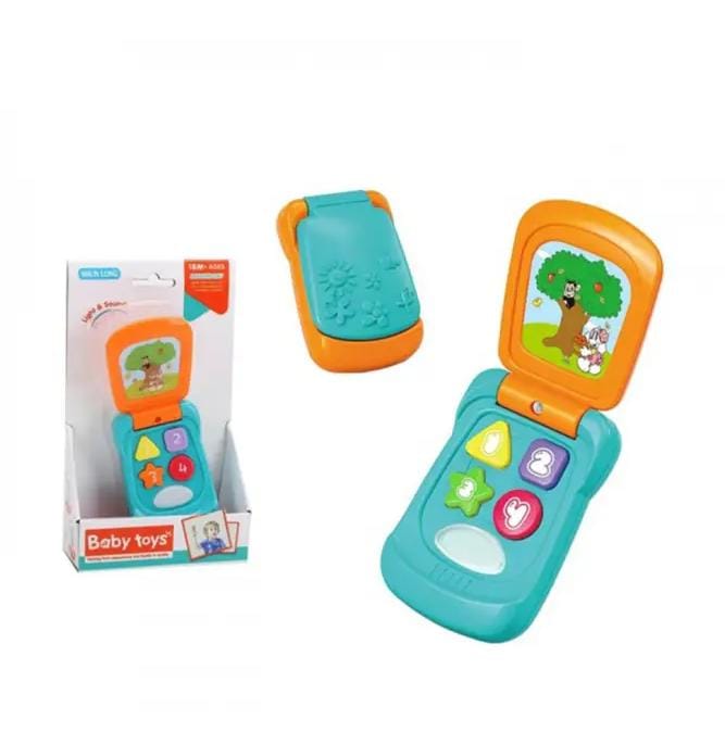 Teléfono de juguete con luz y sonido para bebé - 022