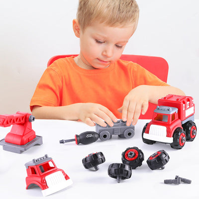 Juego de Camión de Bomberos Desarmable Fidtoy para Niños
