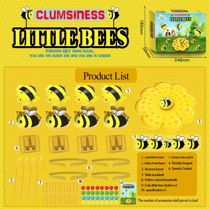 Buzzy Bee Magnetgame™ - Gegarandeerd een Lachexplosie - Clumsiness bordspel