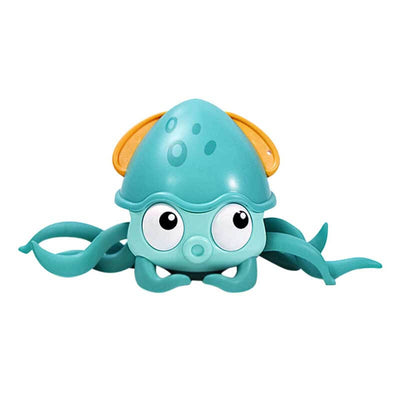 Fidtoy Clockwork Octopus™ Musical Bath Toy | Light-Up Crawling Toy for Infants and Toddlers