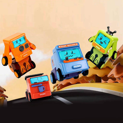 Transformable Montessori Car Toys (4 Pcs)