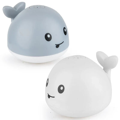 Fidtoy Whale Bath Toy Sprinkler with Lights for Babies