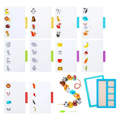 Early Education 3in1 Digital Link Wooden Animal Theme - 059