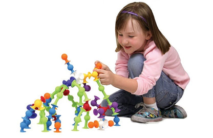 36 Pieces Suction Cups Sensory Construction Building Blocks - 009