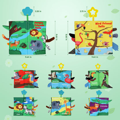 2 Pack Soft Baby Book