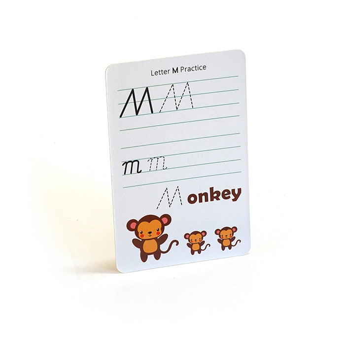 Write and Wipe Activity Cards Letters/Numbers-Fine motor skills toys