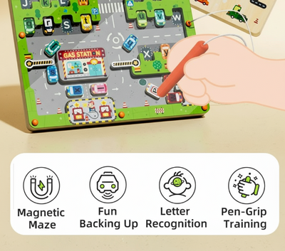AlphaPark – Fin et Créatif – Labyrinthe Magnétique