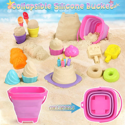 Juguetes de playa de helado para niños de 3 a 10 años