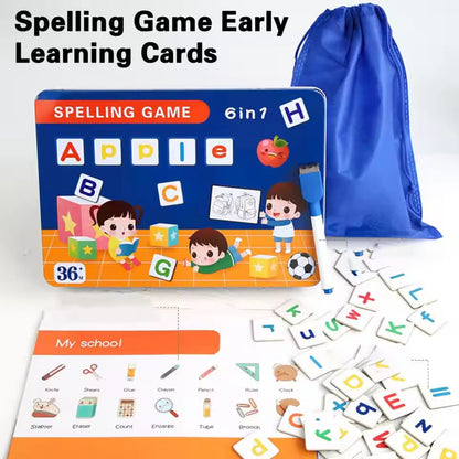 6in1 Magnetic Recognize Word Learning Kit With Marker