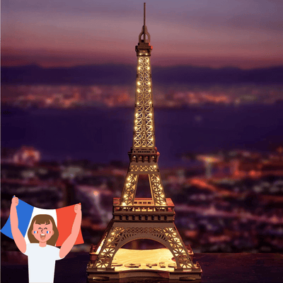 Eiffel Tower 3D Wooden Puzzle