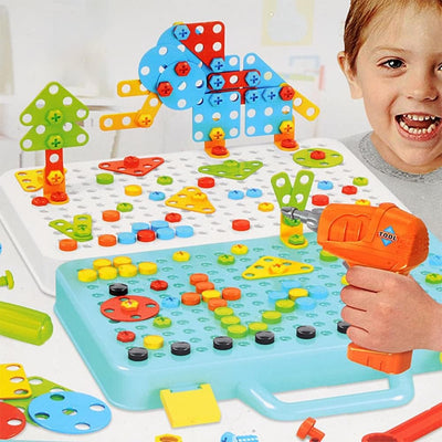 Kit d'outils de mosaïque créative pour perceuse électrique - 37A