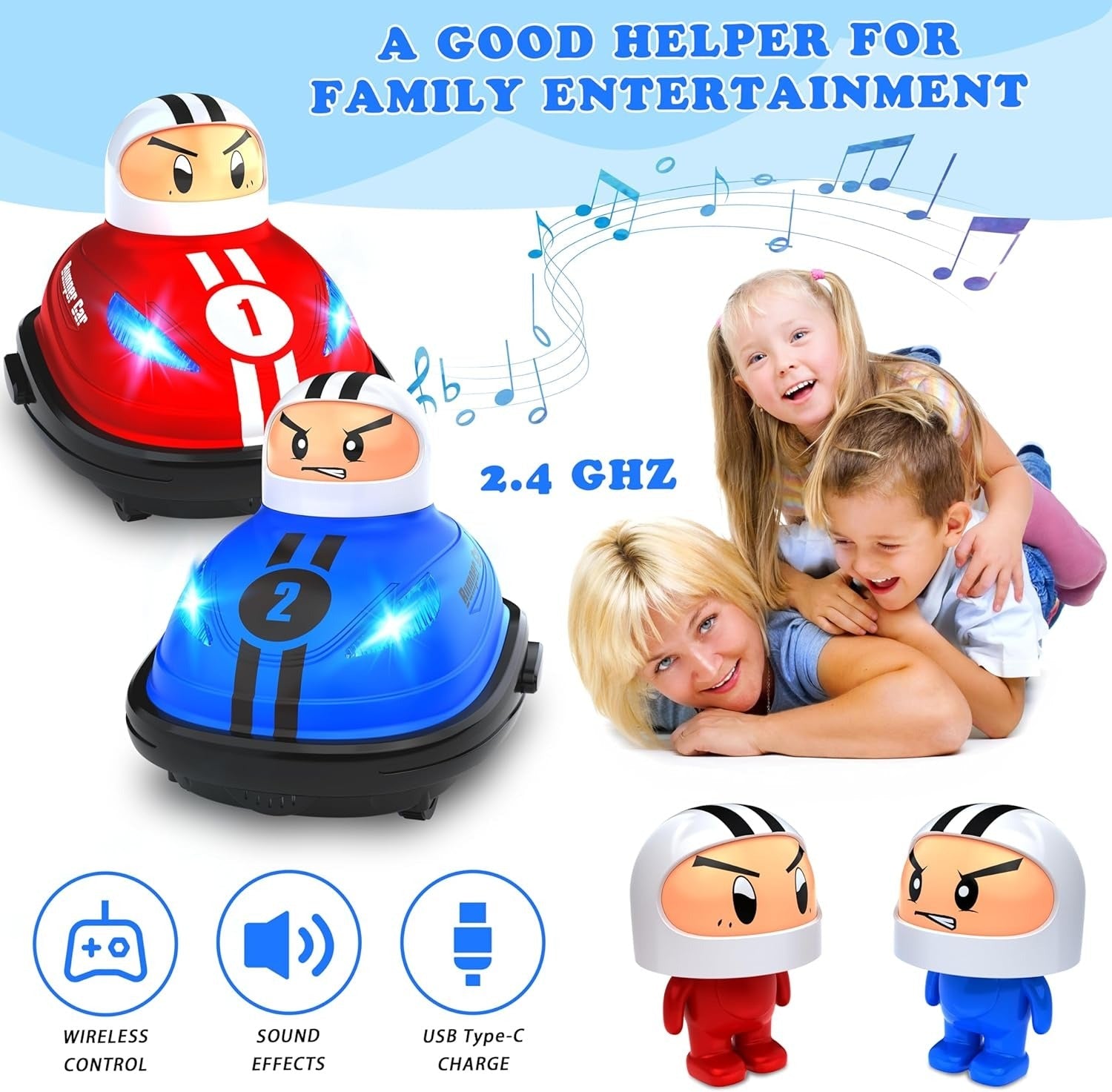 Remote Control Bumper Two Players Fun Battle - 186