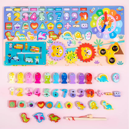 Multifunctional Logarithm Board Game | 8 Parts Kids Learning Toy