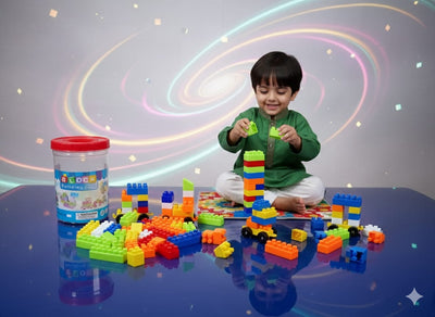 Cubo de construcción de 55 piezas - 601