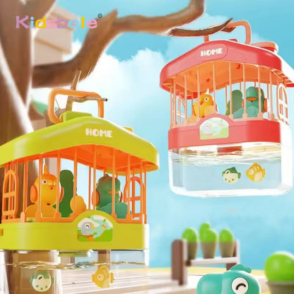 2in1 Fun Talking Bird Cage and Magnetic Fish - 227