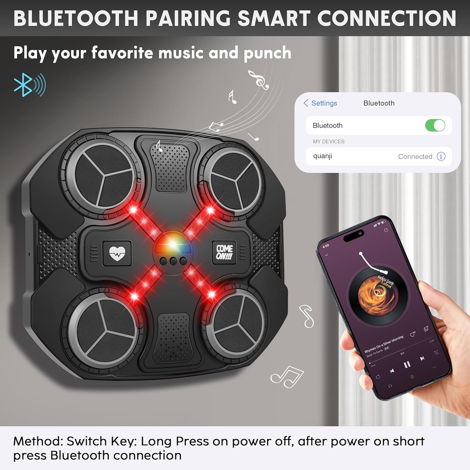 Smart Bluetooth Music Boxing Target - 139