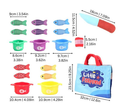 Set de juego de pesca Montessori
