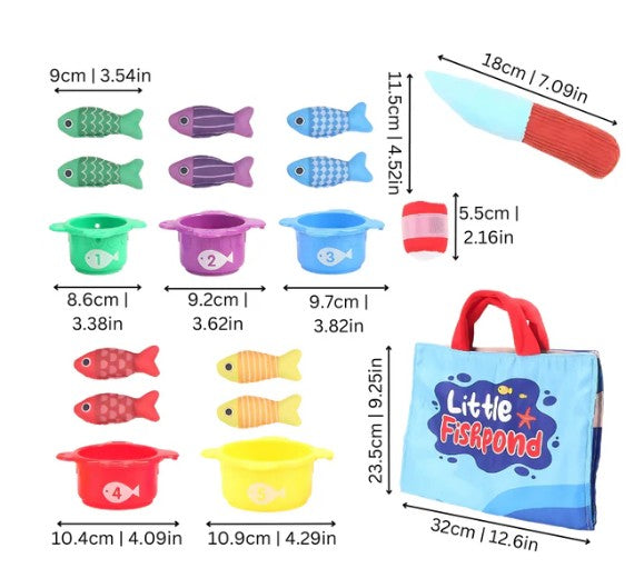 Set de juego de pesca Montessori