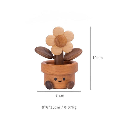 Diffuseur d'arômes en bois et décoration de voiture Blossom Smile, inspiré de Jellycat