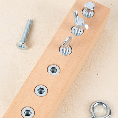Fidtoy Screw and Nut Tool Set for Toddlers STEM Learning and Fine Motor Skills