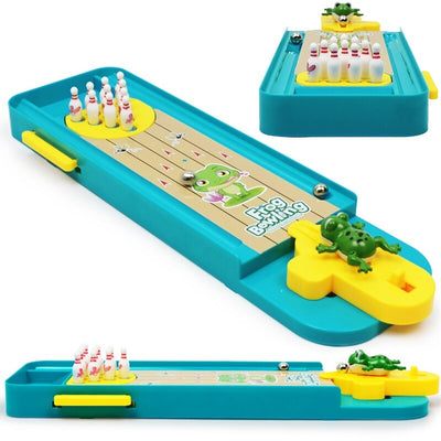 Frog Bowling™ - Fomenta las habilidades motrices - Mini Pista de Bolos de Rana