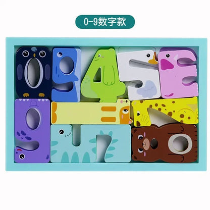 Wooden Logical Challenge Tray Blocks Game - Random Puzzle