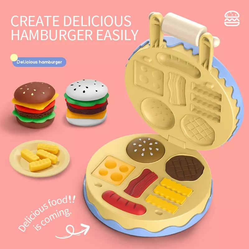 Kit de machine à pâte à modeler pour burgers et gâteaux délicieux à faire soi-même - 002