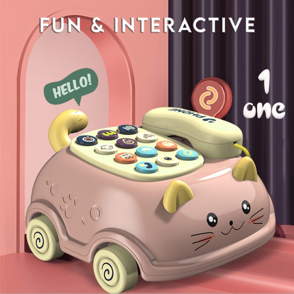 Fun Learning Activity Pull Phone Set for kids - 215