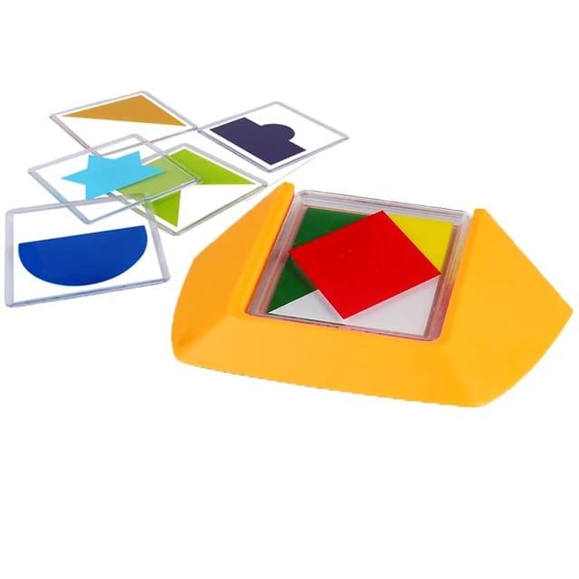 Spatial Thinking Geometry Challenge Family Fun - 18 Cards