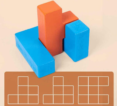 Cubos apilables para encajar formas - 741