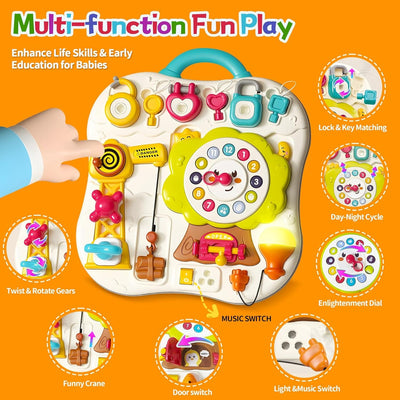 Montessori Multifunction Exploration Busy Board Learning - 956