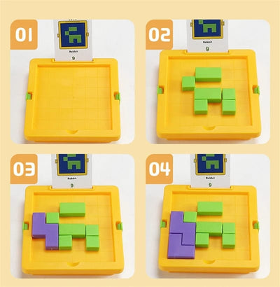 Variform Squares Mind Pattern Puzzle - 55 Challenges